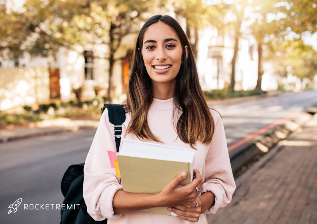 an example of university woman