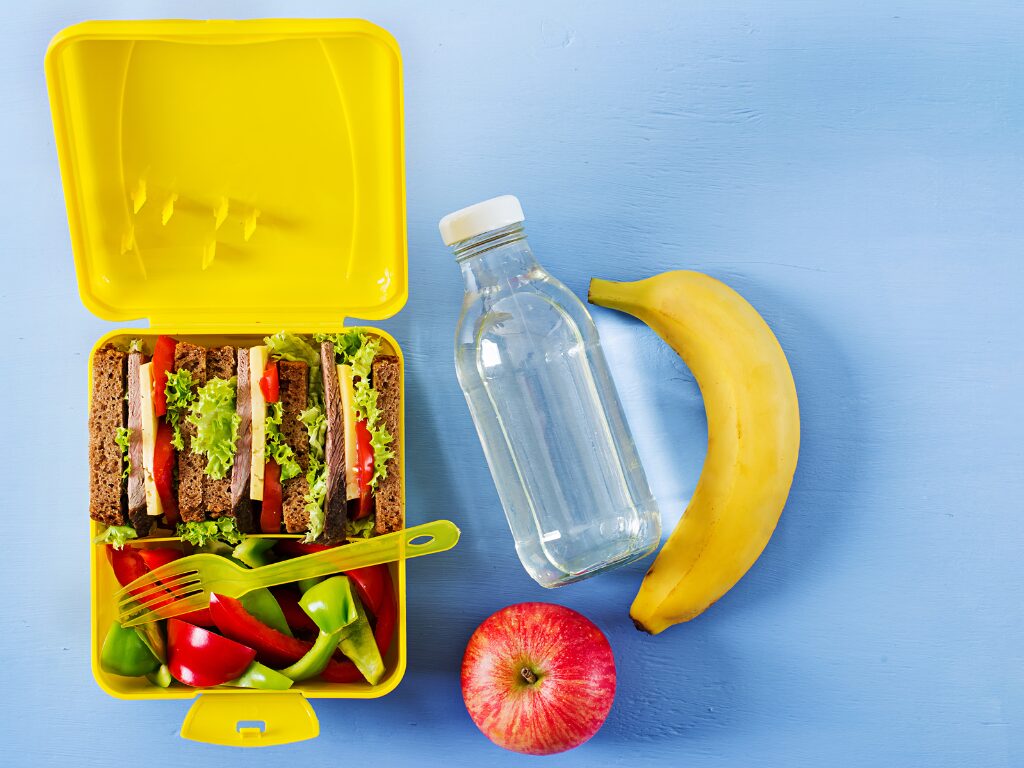 example of healthy lunchbox when children back to school