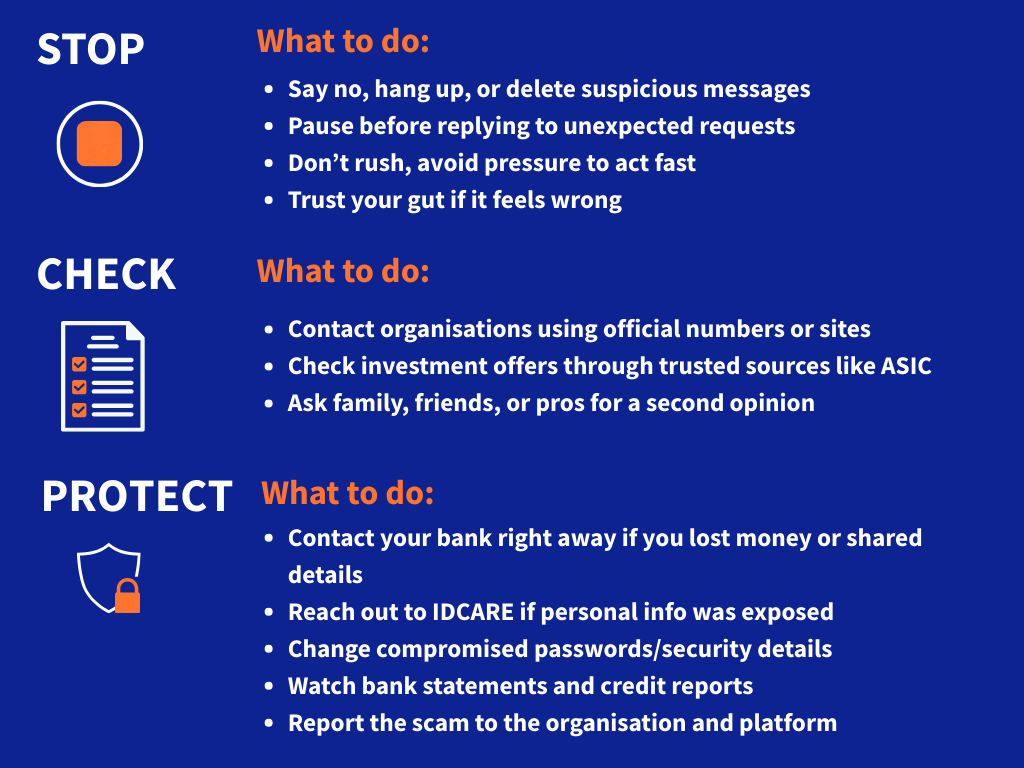 What to do to avoid being a scam victim